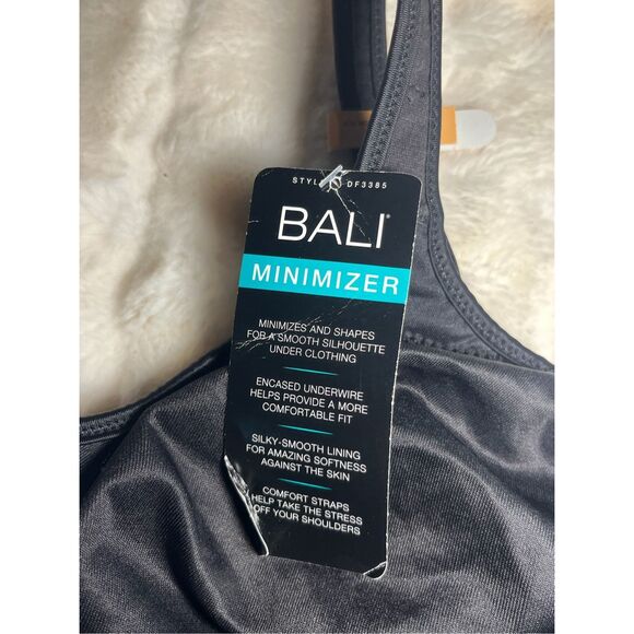 Bali DF3385 black underwire minimizer bra 34DD - Picture 7 of 7